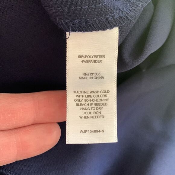 Socialite Navy Blue Popover Jumpsuit Size Lg & XL - Picture 10 of 10